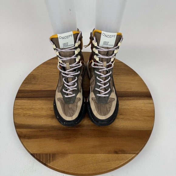 New Womens Oncept Boston High Top Sneaker In Thunder Mountain Boots Size 9 M - Picture 4 of 8